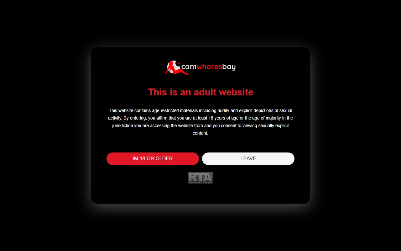 Screenshot: Camwhoresbay Screenshot of Camwhoresbay